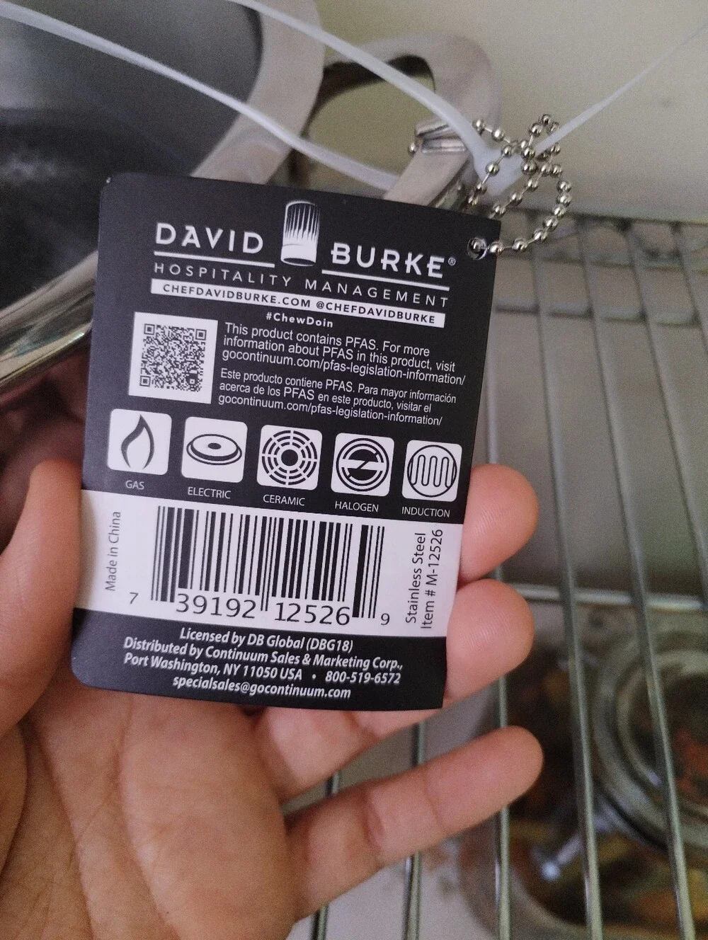 David Burke 5-Quart Geo Clad Series Stainless Steel Dutch Oven